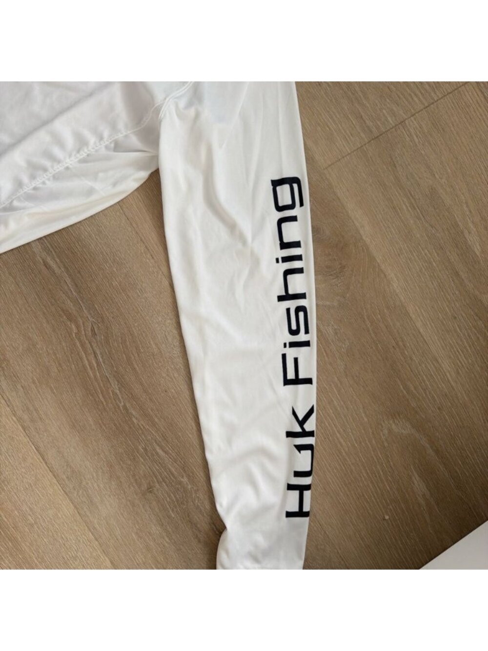 Huk Icon Hoodie Men's Tech Shirt White Size Small (Y1) - Picture 6 of 9